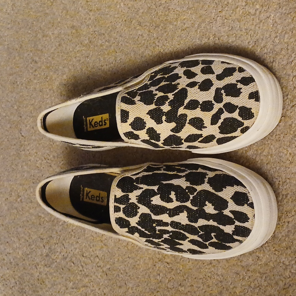 KEDS Leopard Slip-On Sneakers